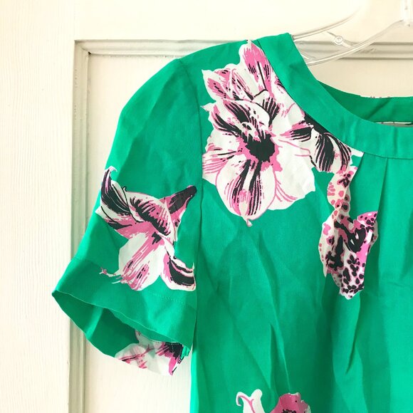 J.Crew | Swoop Top in Floral Punk - Picture 4 of 10